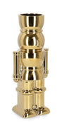 bizzotto bizzotto vaso di natale walker soldatino h 28 cm 12 x 9 cm ceramica oro ean 8051836719439