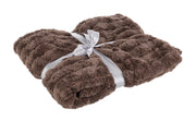 Couverture de Noël en laine Bizzotto 150 x 130 cm Marron