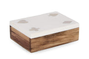 Décoration de carte de fortune Bizzotto 11,3 x 8,3 cm Blanc