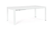 Bizzotto Kiplin Table Extensible Blanc Aluminium 180–240 cm