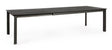 Fino a 12 posti con un gesto: tavolo allungabile Bizzotto Konnor 200–300 cm in alluminio antracite, telescopico, con ruote. Perfetto per outdoor e contract.  ean 8051836019560
