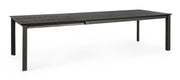 Bizzotto Konnor Table Extensible Anthracite Aluminium 200–300 cm