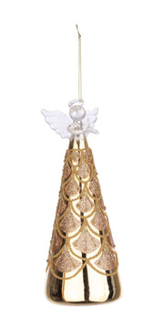 Pendentif Bizzotto Noël Verre Winslows Angel Or L
