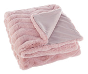 Plaid Bizzotto Chantel Noël 120 x 150 cm Rose