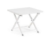 Table basse Bizzotto Taylor 44 x 43 x H 36 cm Blanc