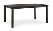 Bizzotto Konnor Table Extensible Anthracite Aluminium 160–240 cm