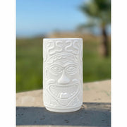 Verre Tiki Brevetti WAF George 44 cl, plastique blanc, 1 pièce