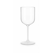 Brevetti WAF Verre Croisière FM35 42 cl en polycarbonate à pied blanc – Verre résistant pour le vin et l'extérieur