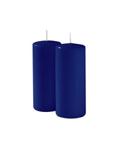 Bougeoir Giorgio D 7 cm H 20 cm 2 pièces Bleu marine