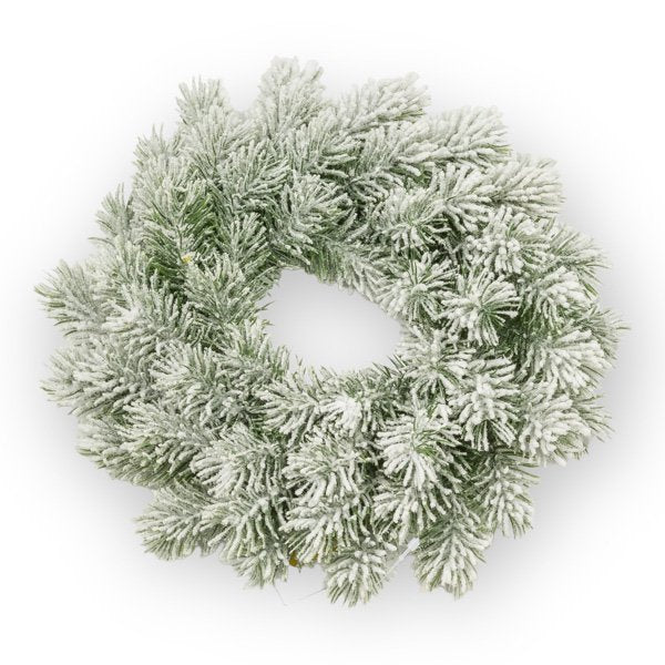 immagine-1-conti-corona-pino-innevato-d-25-cm-bianco-verde-ean-8032971387707