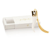 Corne Cupidon &amp; Co. avec pompon H 110 mm Or blanc