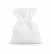 Sachet de confettis Cupido&Co. Satin blanc 80 x 100 mm, 12 pièces