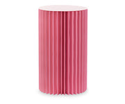 Cupido&Co. Cylindre en papier pliable avec plateau Ø 350 mm H 600 mm Rose