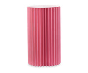 Cupido&Co. Cylindre en papier pliable avec plateau Ø 450 mm H 800 mm Rose