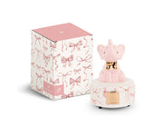 Cupido&Co. Petit Éléphant Carillon Rose avec Boîte H 120 mm Idéal pour Dragées