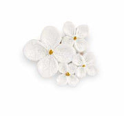 Cupido&Co. Aimants Fleurs D 50 mm Blanc Paillettes 12 Pièces