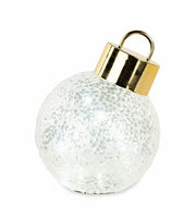Boule de Noël inclinée Cupido&Co. 190 mm avec LED blanche