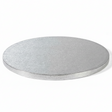 Cakeboard Karma Decora Silver tondo argentato diametro 50cm H1,2cm, cellulosa rivestita alluminio. Base rigida professionale per torte. ean 8024622056803