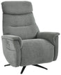 di mo di mo poltrona relax jacquelin in tessuto grigio scuro con regolazione elettrica poltrona comfort recliner ean 8010402506804