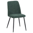 di mo di mo sedia tracy in tessuto verde scuro 57x45x84 cm design moderno ean 8010402514823