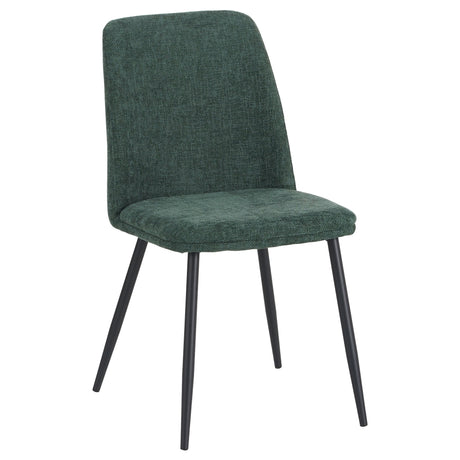 di mo di mo sedia tracy in tessuto verde scuro 57x45x84 cm design moderno ean 8010402514823