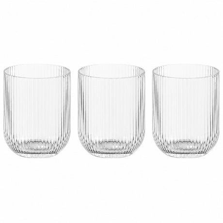 di mo di mo set 3 bicchieri pillar cc 260 vetro trasparente ean 8010402505562