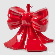 Pied de sapin de Noël EDG Enzo De Gasperi en pin avec nœud, H 57 cm, l 50 cm, P 50 cm, rouge