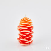 Bougie EDG Enzo De Gasperi Gingembre H 16 Cm D 10 Cm Rouge Orange