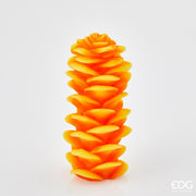 Bougie EDG Enzo De Gasperi Gingembre H 22 Cm P 10 Cm Jaune Orange