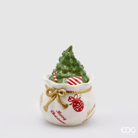 EDG - Enzo de Gasperi Noeud de Noël effet velours rouge EDG - Enzo de Gasperi Noeud de Noël effet velours rouge