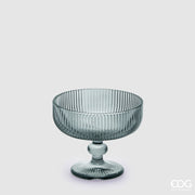 Tasse rayée EDG Enzo De Gasperi H 10 cm P 12 cm Couleur grise 4 pièces