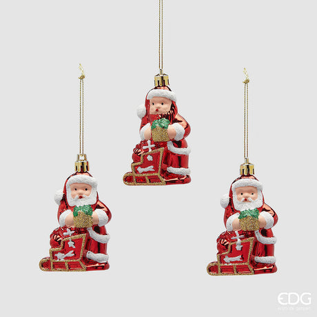 edg enzo de gasperi edg enzo de gasperi addobbo babbo natale ass h 8 cm white red 1 pz ean 8059824522429