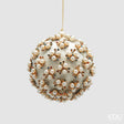 edg enzo de gasperi edg enzo de gasperi addobbo palla di natale elizabeth d 10 cm white ean 8059824536266