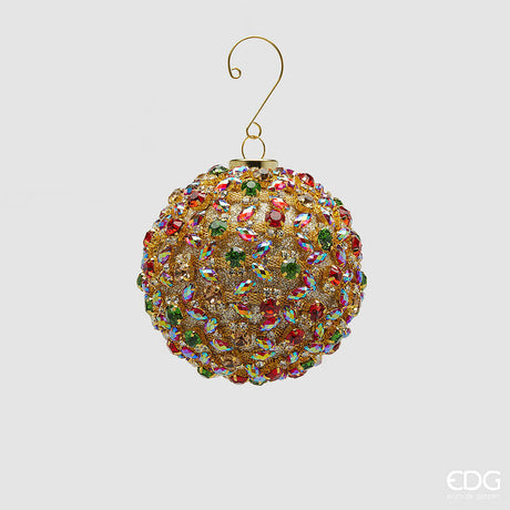 edg enzo de gasperi edg enzo de gasperi addobbo palla godiva di natale d 8 cm multicolor ean 8059824543660