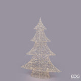edg enzo de gasperi edg enzo de gasperi albero di natale led pearls 960 microled h 120 cm l 86 cm l 23 cm ip44 light gold ean 8059824546807