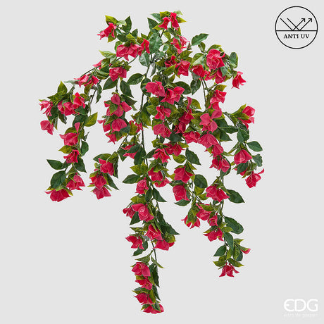 edg enzo de gasperi edg enzo de gasperi bouganvillea cadente anti uv x8 con foglie h 92 cm pianta artificiale fuchsia ean 8059824657954