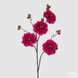 edg enzo de gasperi edg enzo de gasperi camelia jumbo ramo x4 fiori e bocciolo h 100 cm magenta fiore artificiale decorativo design elegante ean 8059824316745