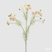 EDG Enzo De Gasperi Camomille Branche avec Feuilles H 70 Cm Plante Artificielle Rose
