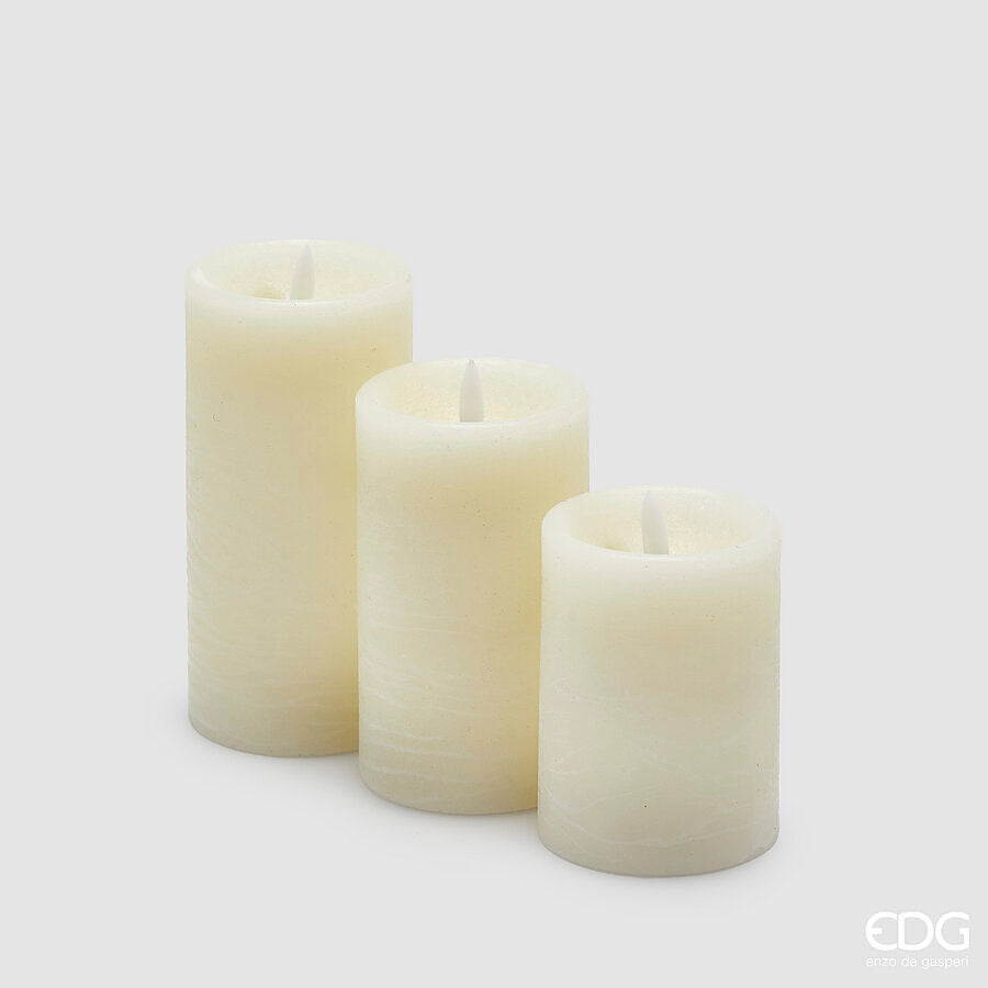 edg enzo de gasperi edg enzo de gasperi candela led soffio natale h 15 cm d 75 cm ip20 cf 3 pz white ean 8059824520319