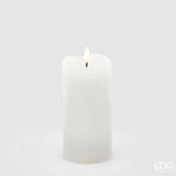 edg enzo de gasperi edg enzo de gasperi candela led starry con moccolo h 15 cm d 75 cm ip20 avorio ean 8059824475619