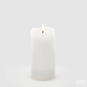 EDG Enzo De Gasperi Bougie LED Starry avec Mèche H 15 cm D 7,5 cm IP20 Ivoire