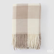 edg enzo de gasperi edg enzo de gasperi coperta wool l 170 cm l 120 cm scatola regalo bianco grigio ean 8059824624383