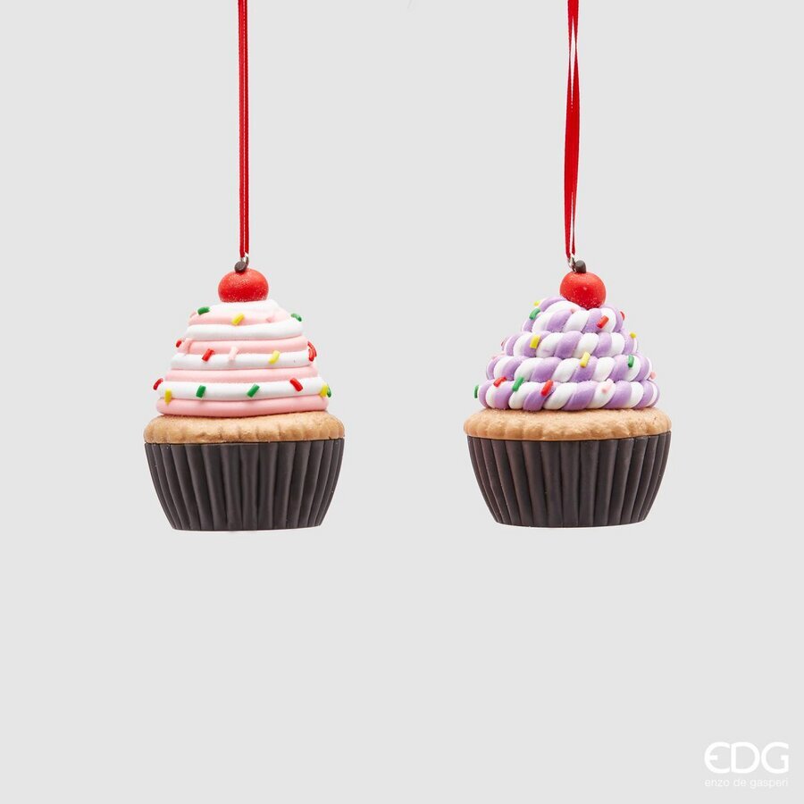 edg enzo de gasperi edg enzo de gasperi decorazioni natale cupcake clay ass h 8 cm multicolor 1 pz ean 8059824297075