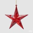 edg enzo de gasperi edg enzo de gasperi decoro diamante stella natale da appendere d 135 cm l 35 cm red ean 8059824535948