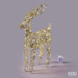 edg enzo de gasperi edg enzo de gasperi decoro renna di natale led intreccio 50 microled h 60 cm l 30 cm l 15 cm ip20 gold ean 8059824545909