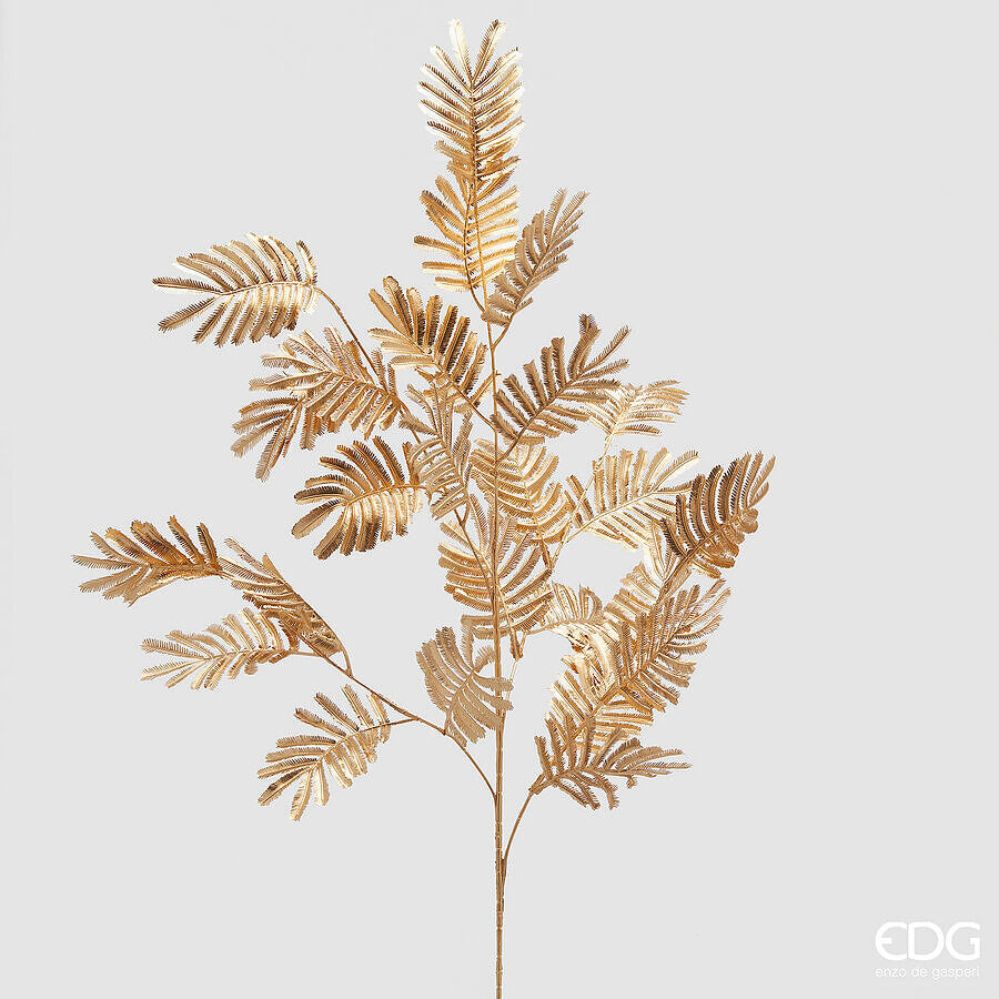 edg enzo de gasperi edg enzo de gasperi felce bmetal ramo di natale h 108 cm gold ean 8059824530547