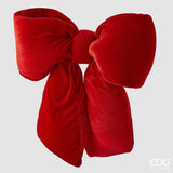 edg enzo de gasperi edg enzo de gasperi fiocco natale velluto h 43 cm l 40 cm red ean 8059824577733