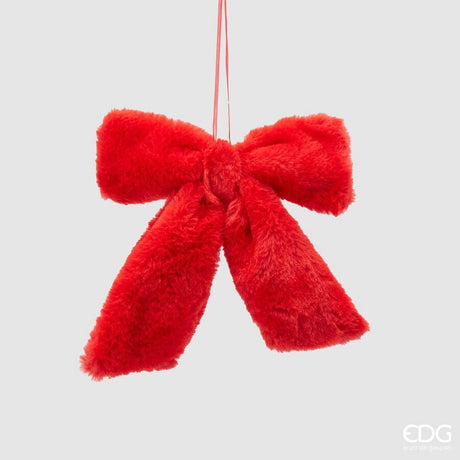 edg enzo de gasperi edg enzo de gasperi fiocco peluche di natale 20 x 25 cm red ean 8059824282682
