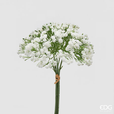 edg enzo de gasperi edg enzo de gasperi gypsophila bouquet x7 pianta artificiale h 34 cm d 18 cm bianco ean 8059824634221