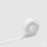 edg enzo de gasperi edg enzo de gasperi nastro balze natalizio h 16 cm l 10 mt bianco ean 8059824372802
